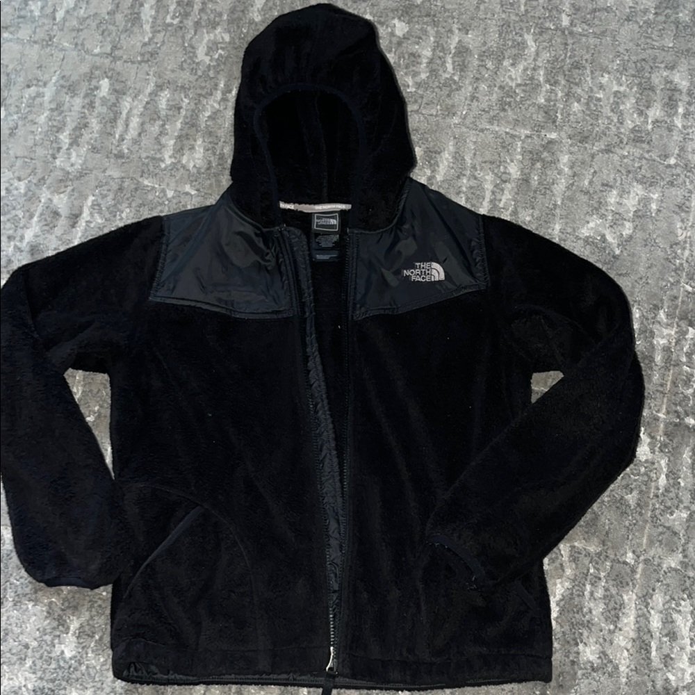 The North Face Black Hooded Fleece Jacket